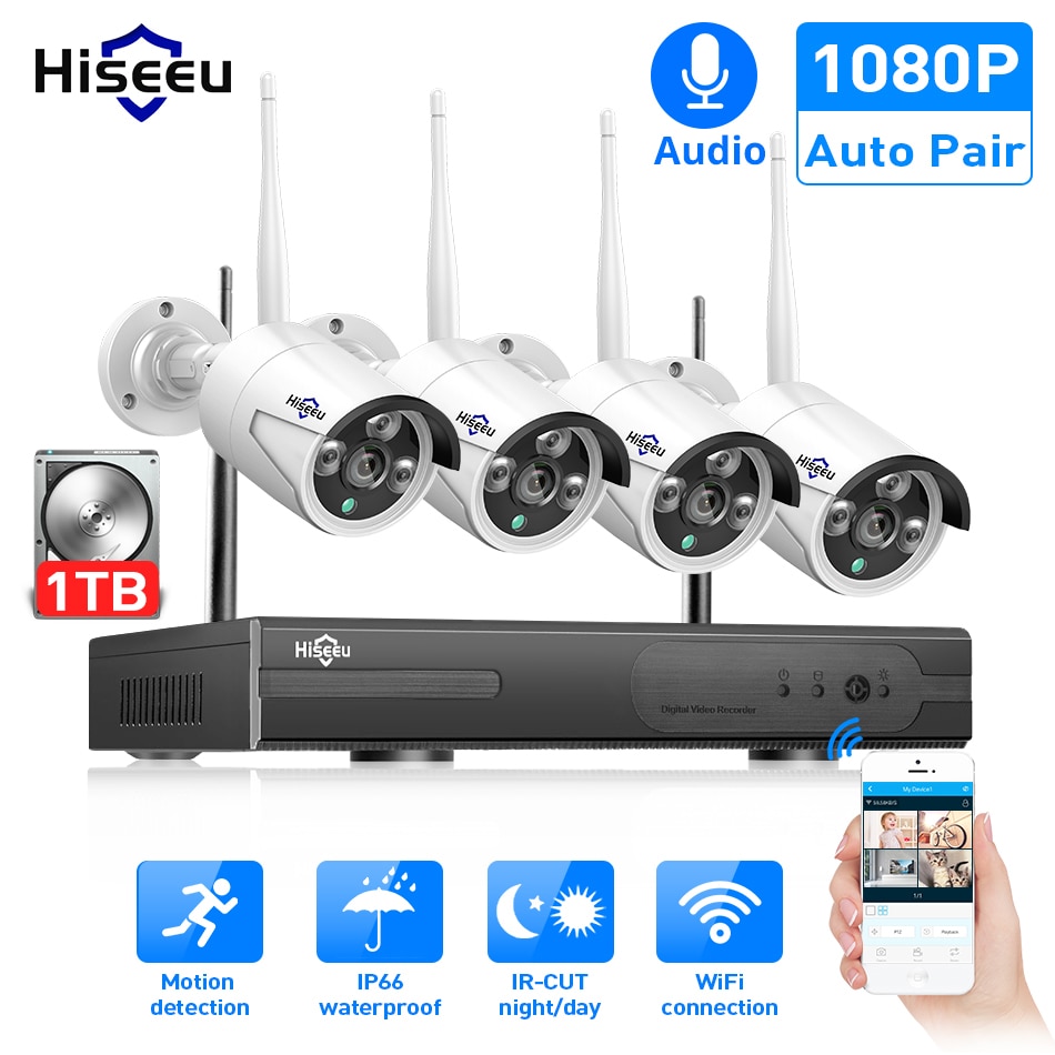 Sans-fil-syst-me-cctv-1080-P-1-TO-HDD-2MP-8CH-NVR-IP-IR-CUT