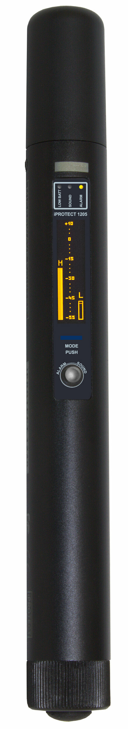 Detector RF DigiScan Labs iProtect 1205 New negro en posición vertical