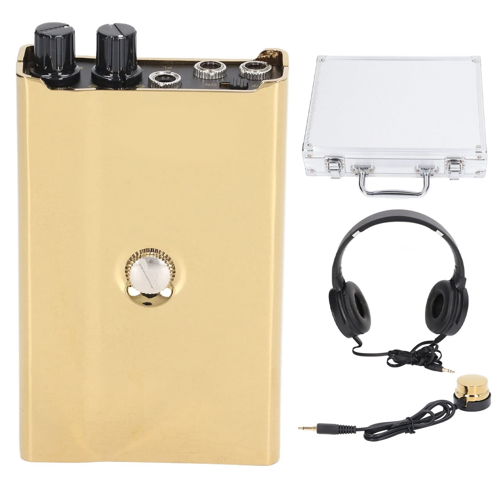 Micrófono de pared V4 con auriculares y maletín