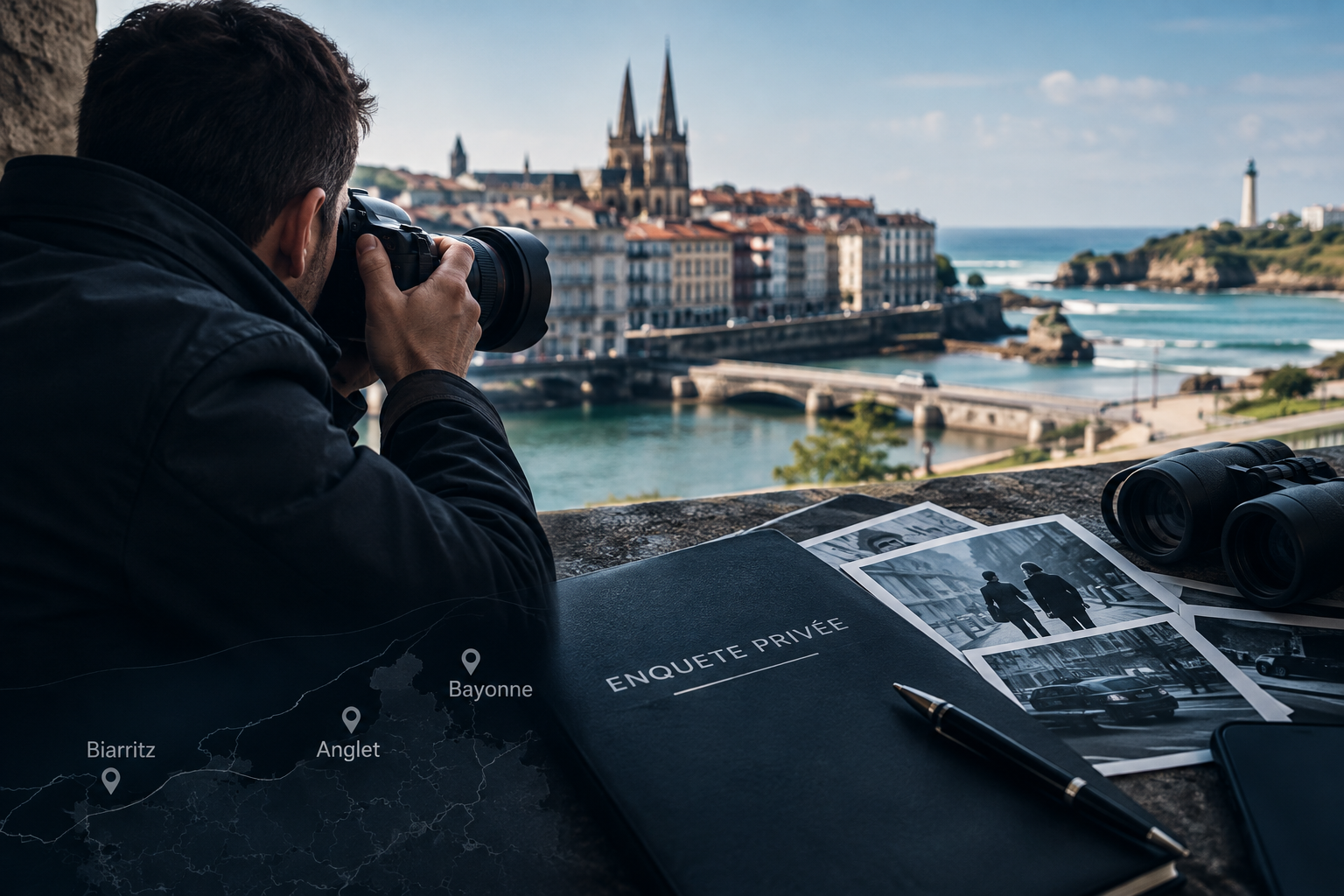 Ikerketa: detective privado en Anglet, Bayona y Biarritz