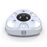 Dispositivo Guardian-Eyes triangular con objetivo central y luces