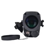 Vista frontal del monocular de visión nocturna con objetivo