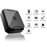 Carcasa del localizador GPS con pictogramas de sus funciones