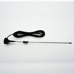 Antena omnidireccional colocada en horizontal con cable