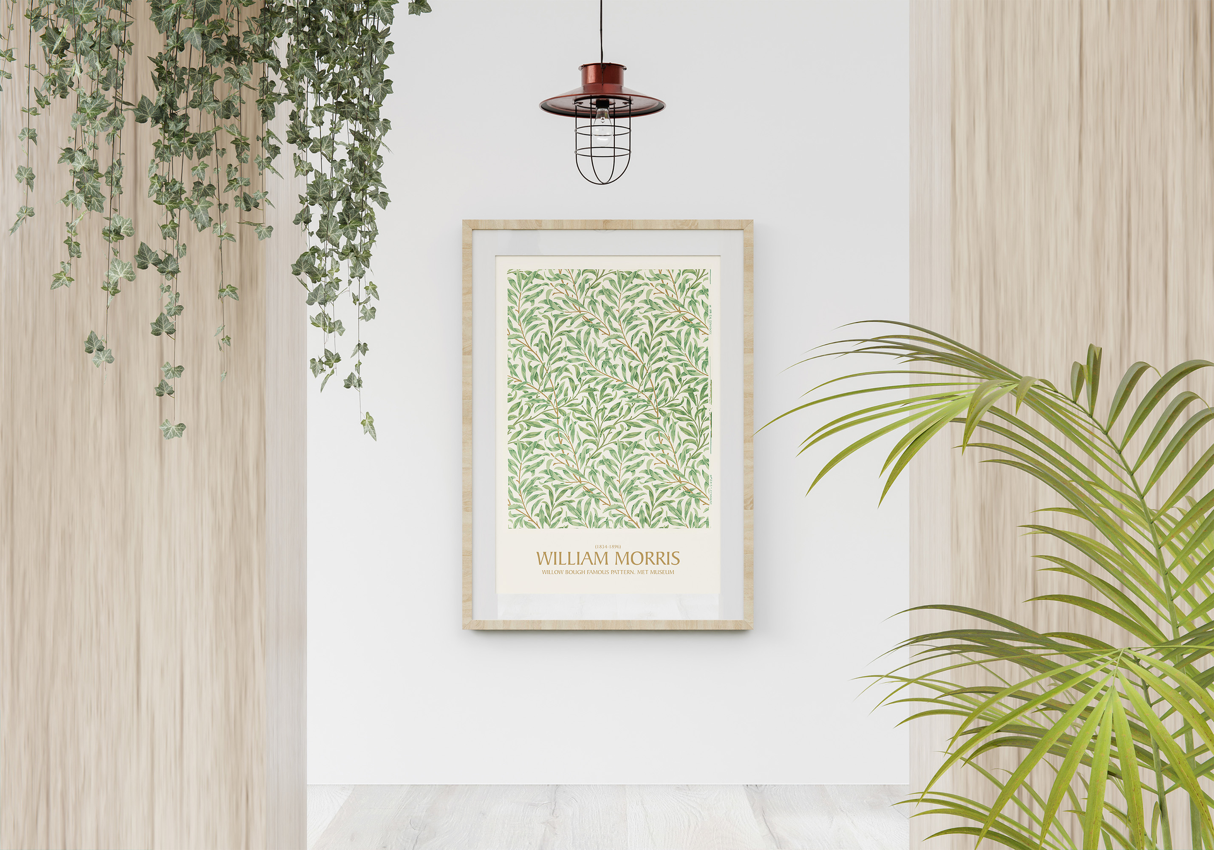 WilliamMorris-Willow_Poster-vintage-décoration-murale_Affiche-_Vegetal_nature