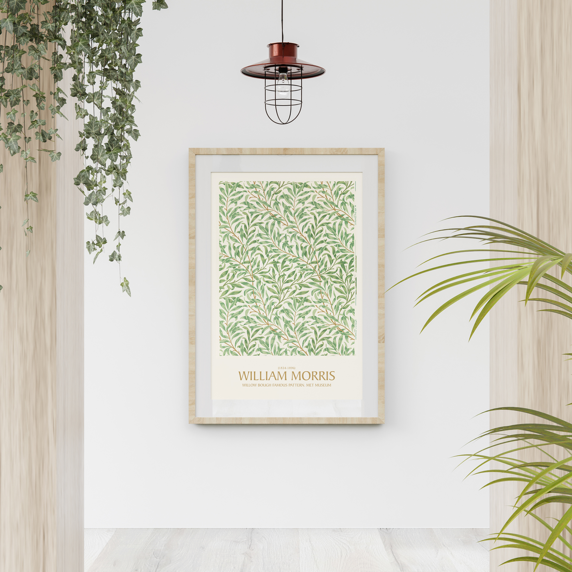 WilliamMorris-Willow_Poster-vintage-décoration-murale_Affiche-_Vegetal_nature