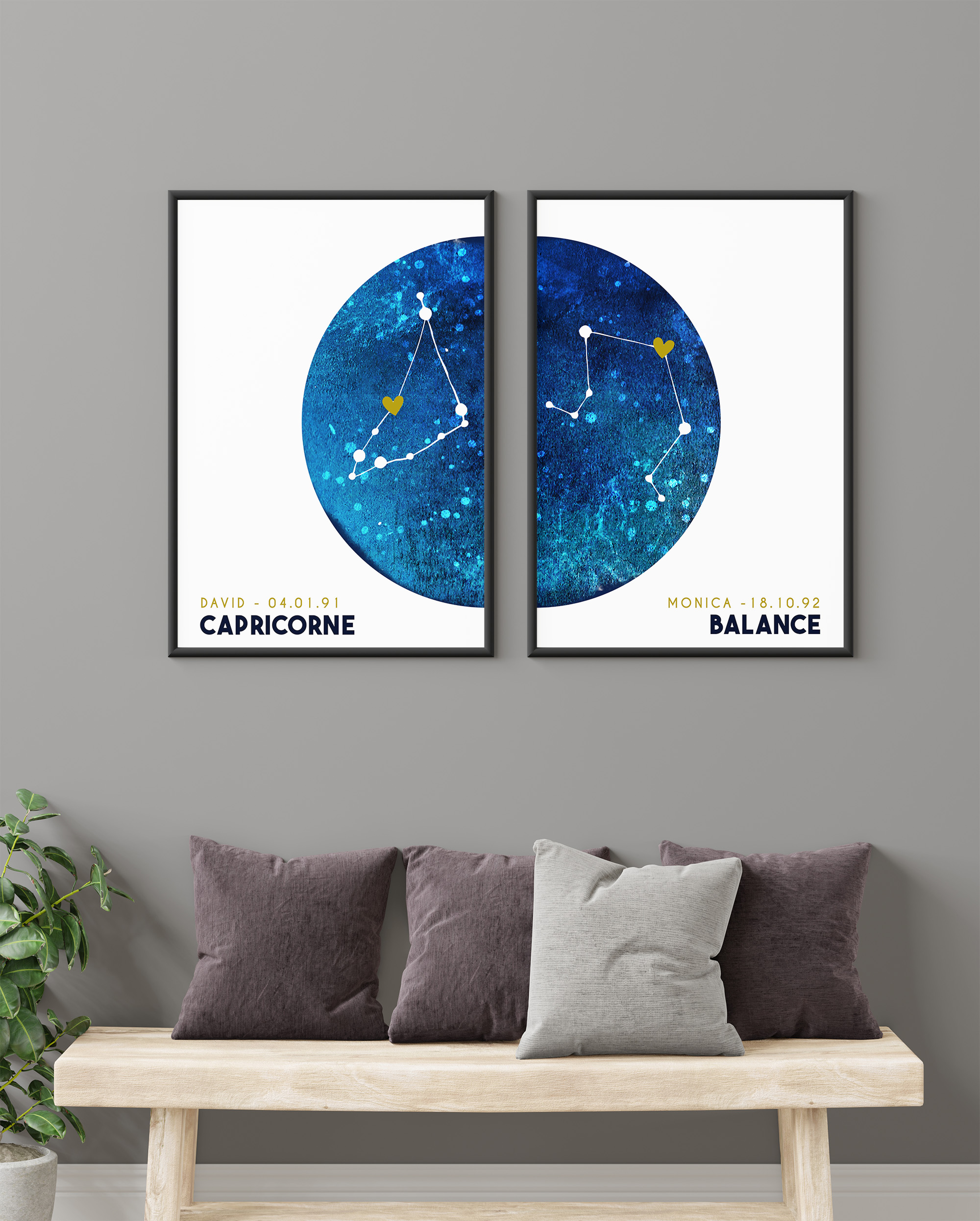 Affiche-personnalisée-DuoAstroCouple_Poster-personnalisable-signe-astrologique-zodiaque_Cadeau-couple