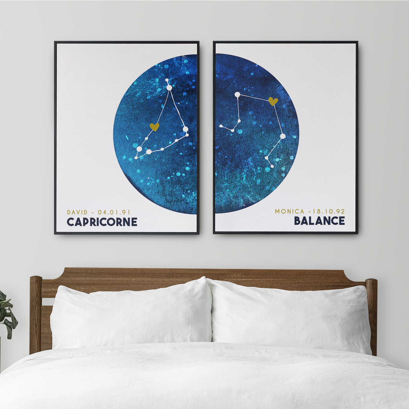 Affiche-personnalisée-DuoAstroCouple_Poster-personnalisable-signe-astrologique-zodiaque_Cadeau-couple