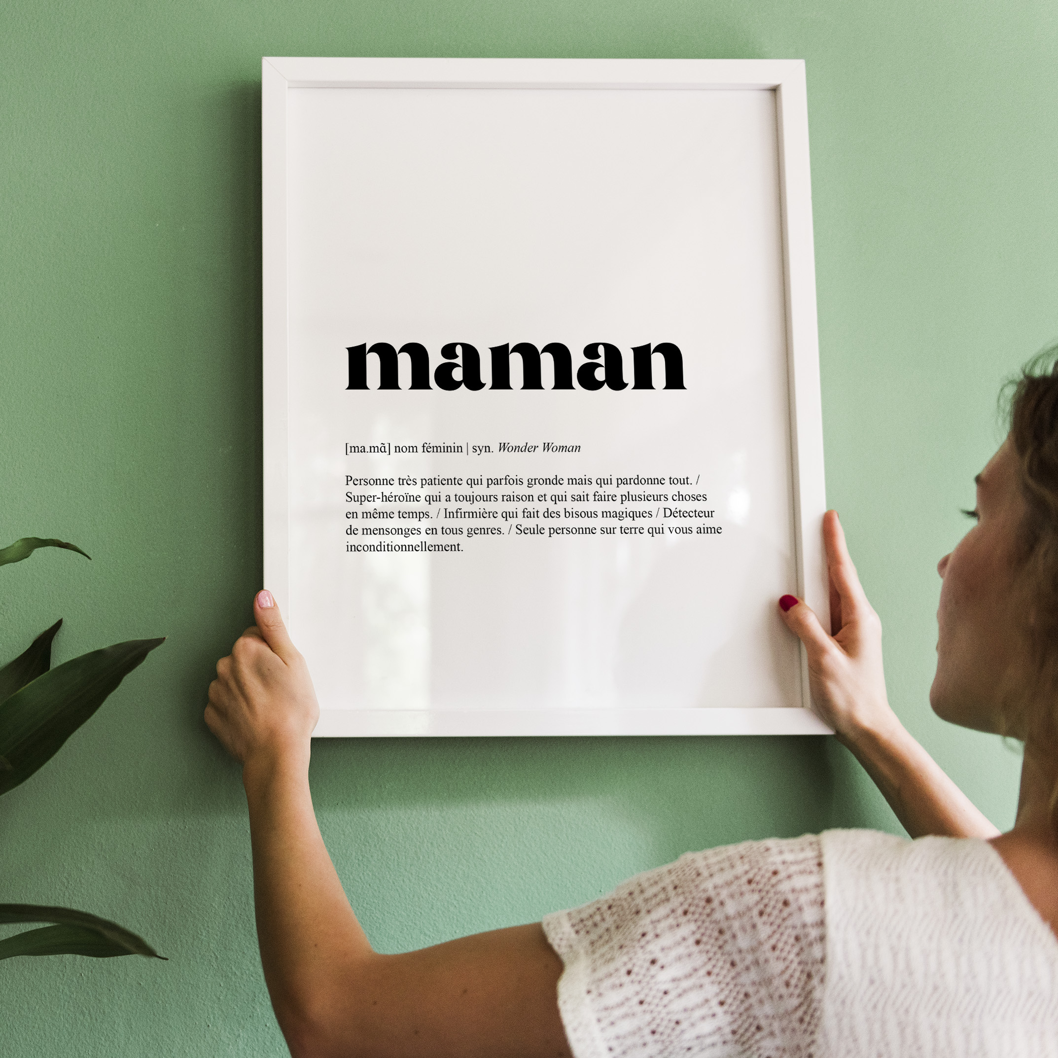 Affiche Définition Maman