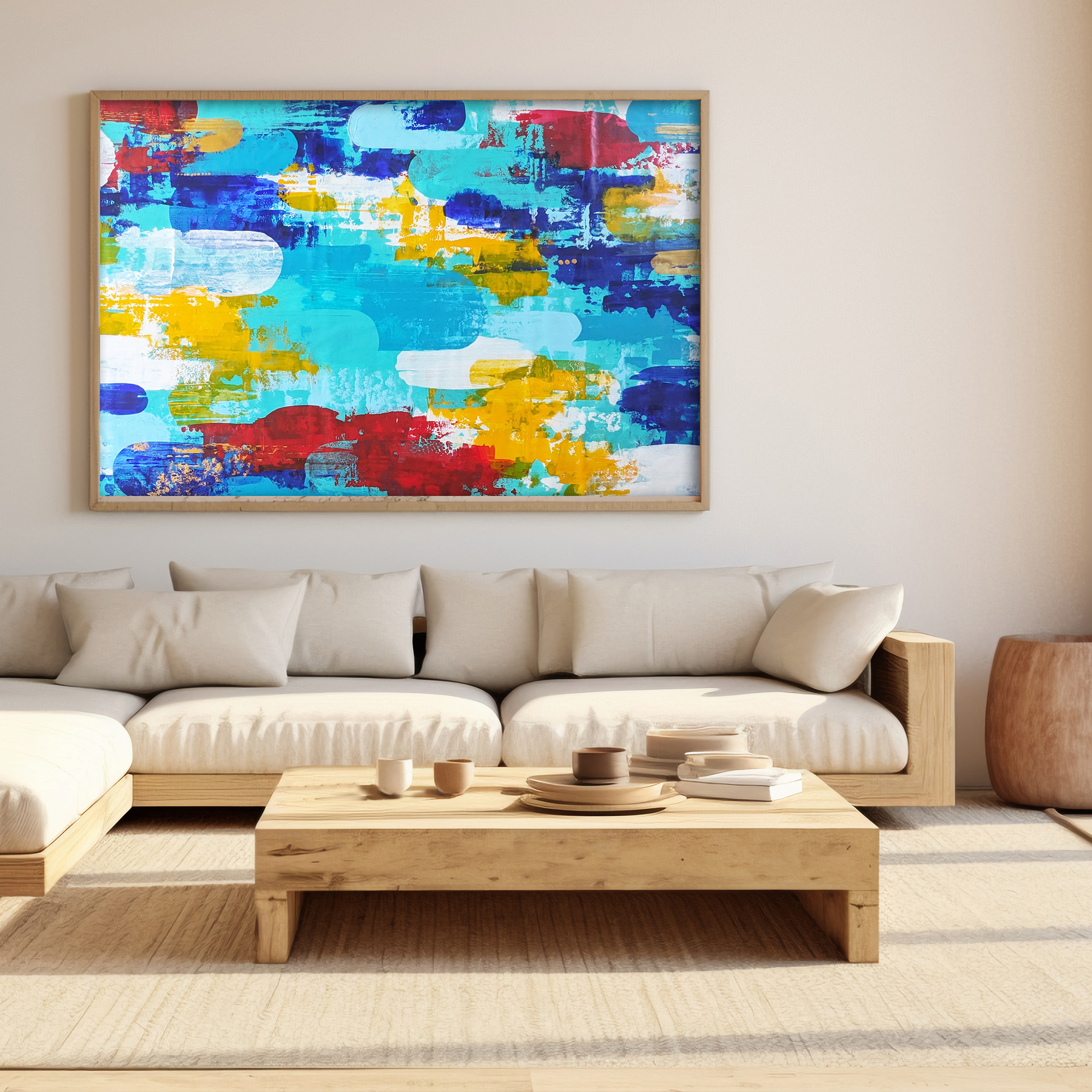 Tableau Toile Abstraite – Décoration Murale Maison – Art Moderne