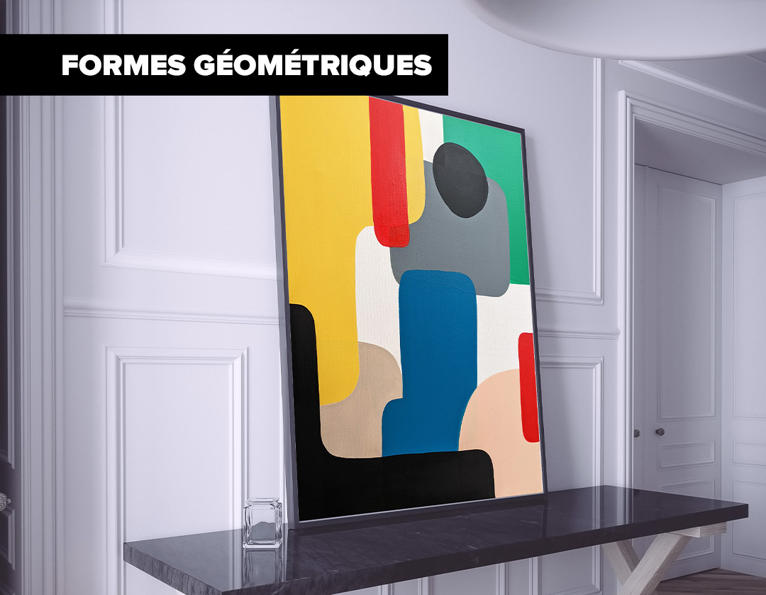 Des formes et des couleurs sur vos murs
