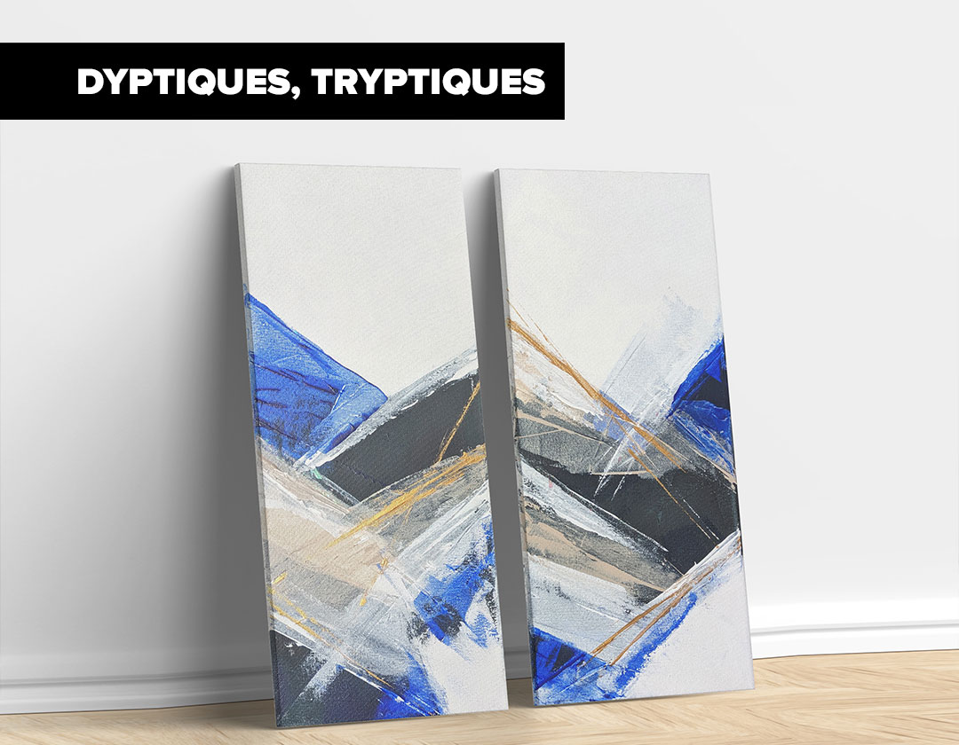 En duo ou en trio ? Découvrez nos dyptiques et tryptiques