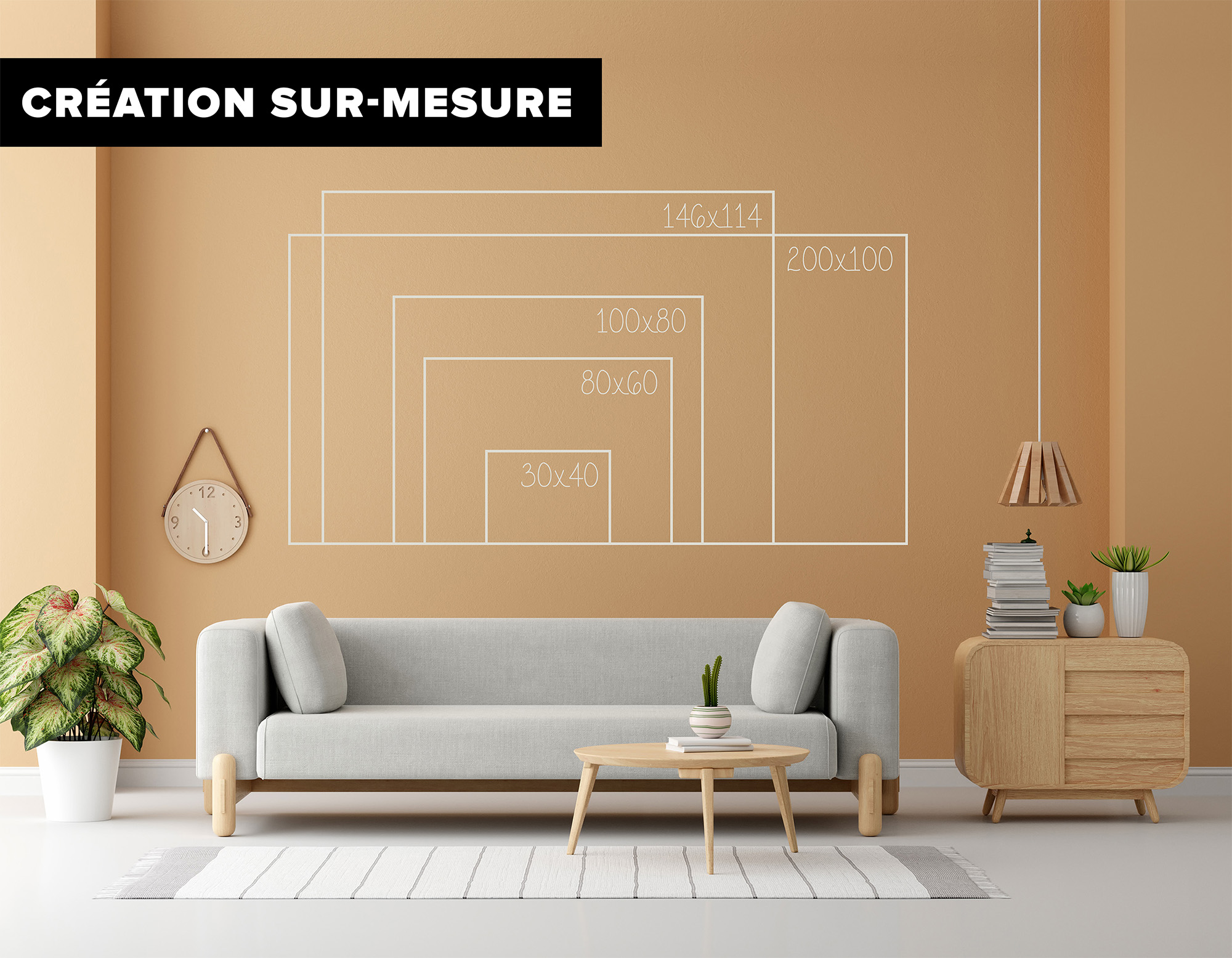 L’œuvre personnalisée pour votre intérieur
