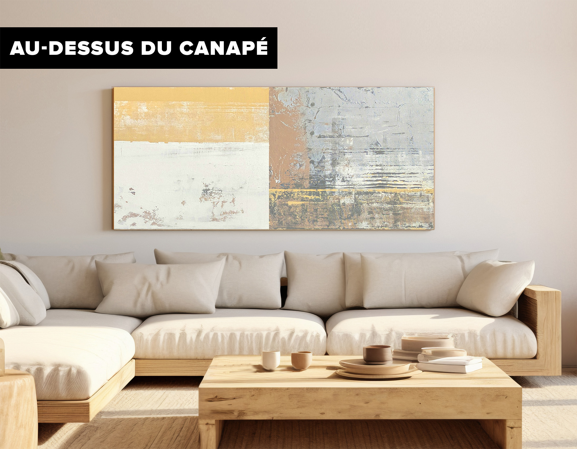 Quel tableau pour habiller votre salon ?