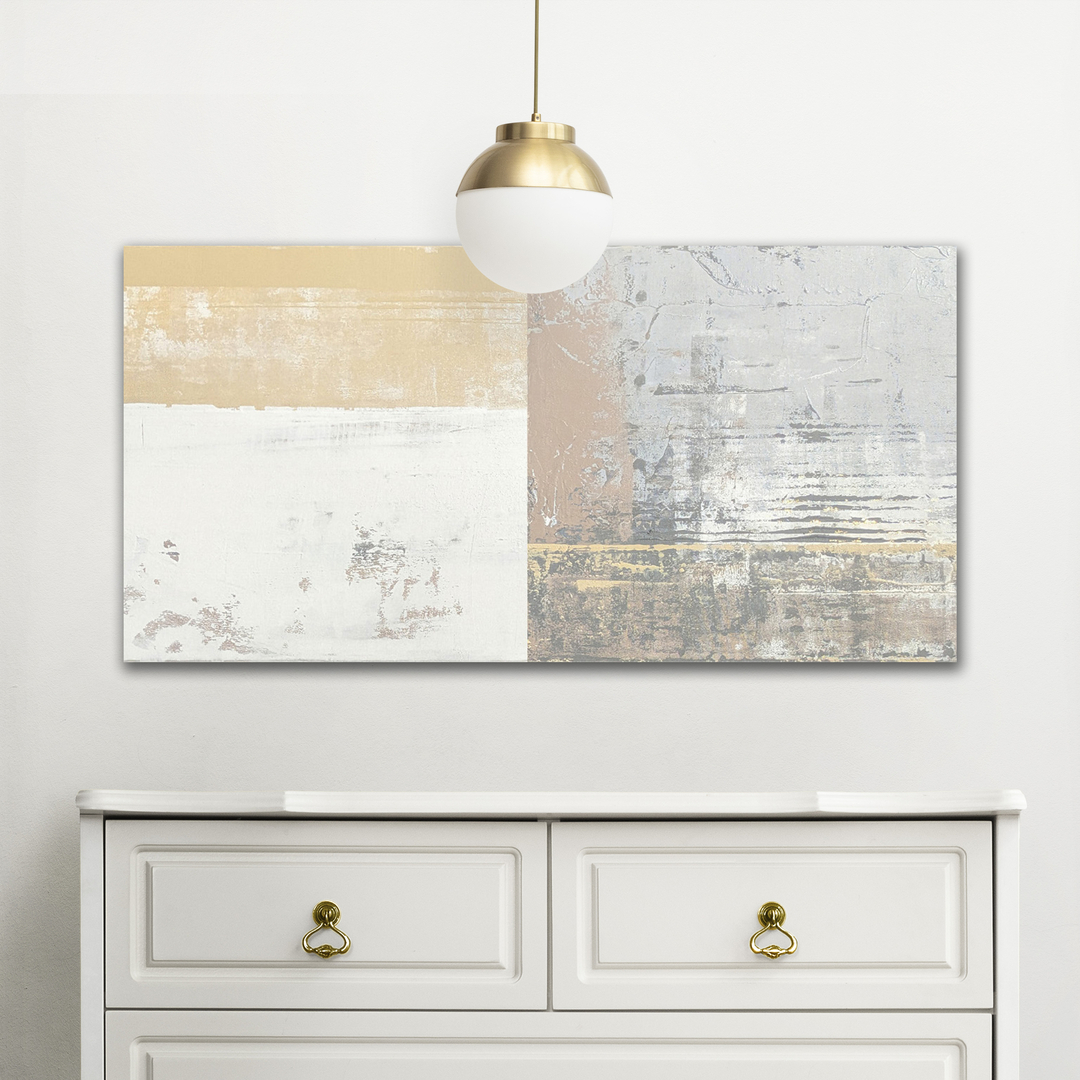 Japandi2 Grand tableau décoratif abstrait Art mural salon moderne