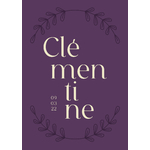 Affiche-Chambre-Enfant_Lettre-initiale-Tendance_vintage-violet_cadeau-bébé