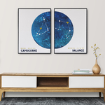 Affiche-personnalisée-DuoAstroCouple_Poster-personnalisable-signe-astrologique-zodiaque_Cadeau-couple
