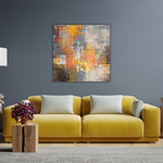 grand tableau mural au-dessus du moderne