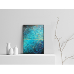 Poster-Decoration-Art-Mural_Abstrait_Turquoise_Or_40x60cm
