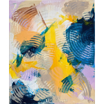 tableau-peinture-tendance-artiste_coloré_bleu-jaune-lilas_duo-diptyque