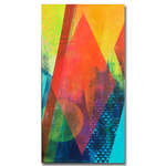 tableau-peinture-tendance-artiste_coloré_moderne_losange_géométrique_bleu-rouge-vert-orange-jaune