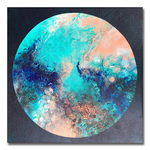tableau-peinture-tendance-artiste_coloré_textures_rond-carré
