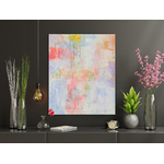 Tableau déco Peinture sur toile Art mural abstrait couleurs pastels