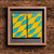 Tableau Wax africain contemporain encadré