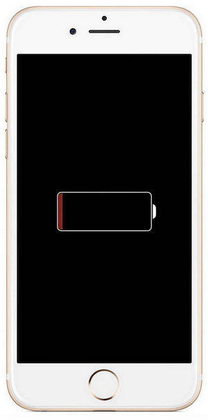 red-battery-screen IPHONE 6
