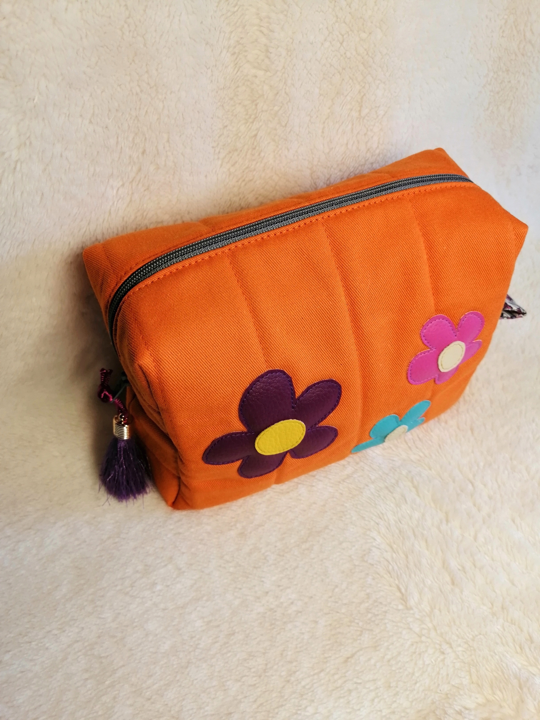 Trousse toilette orange 6