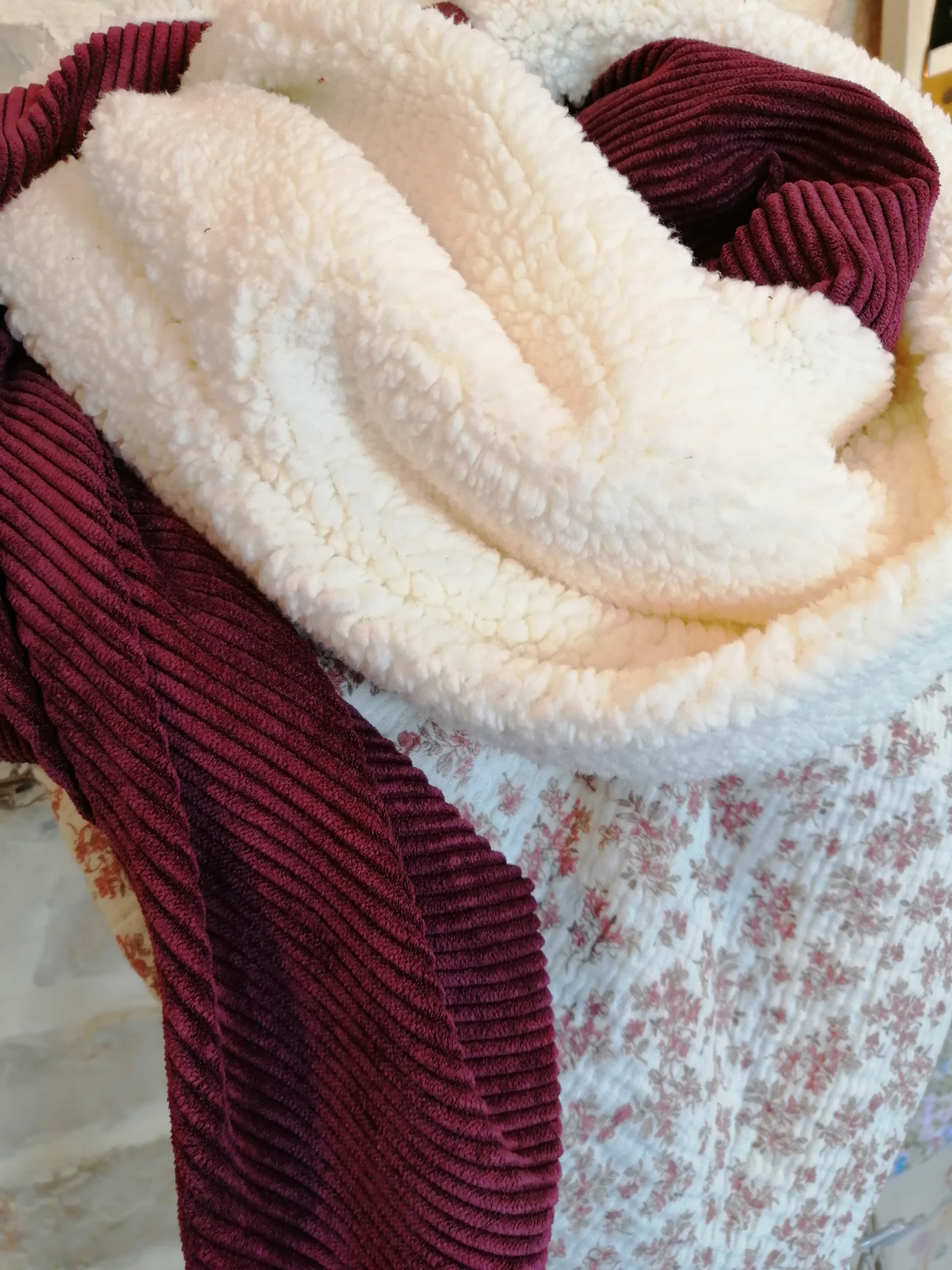 chèche écharpe bordeaux 3