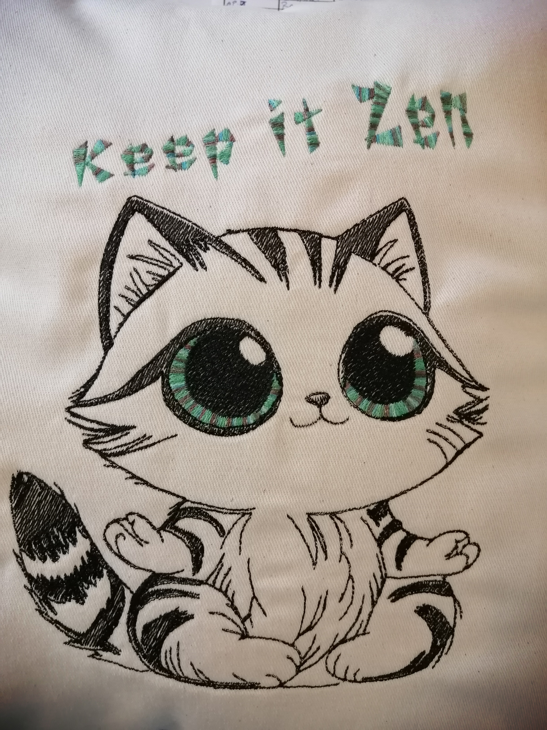 chat zen vert1