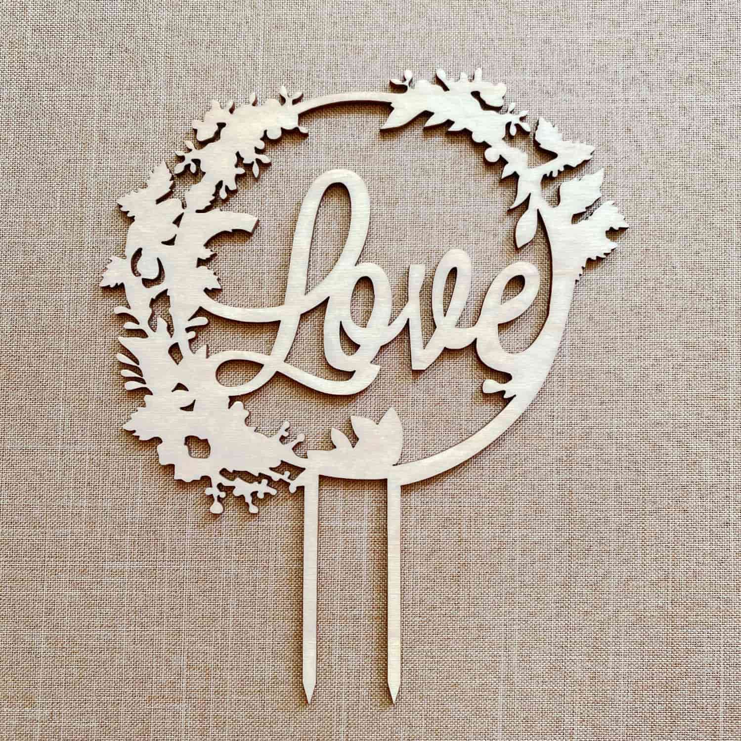 cake topper Love Mariage