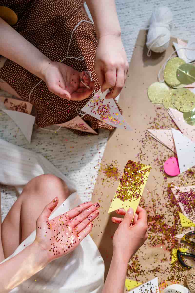 diy paillettes