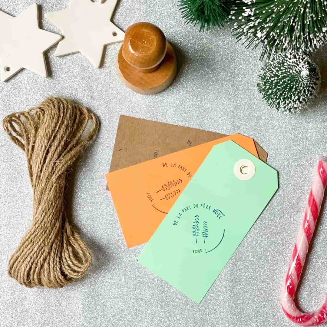 Papier De Soie Vintage De Noël – Lot De 24 Feuilles – Père Noël Et Pingouin