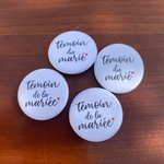 badge témoin mariage