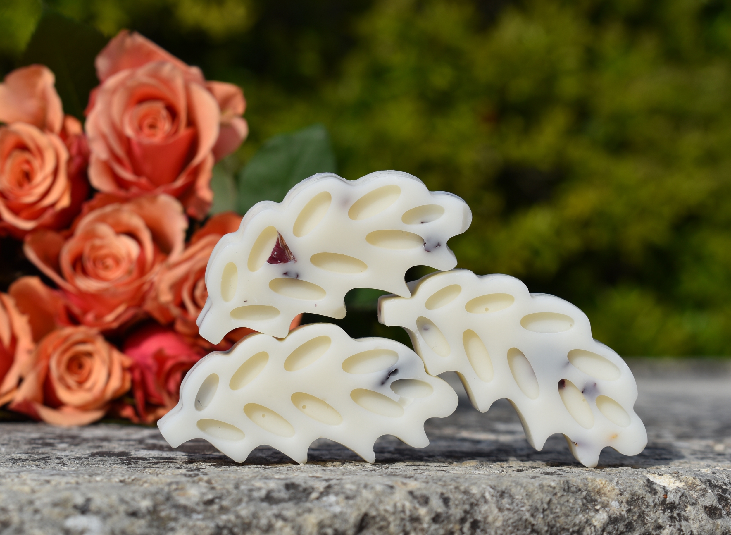 fondant épi parfumé bouquet de roses
