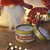 Bougie dorée rocher praline