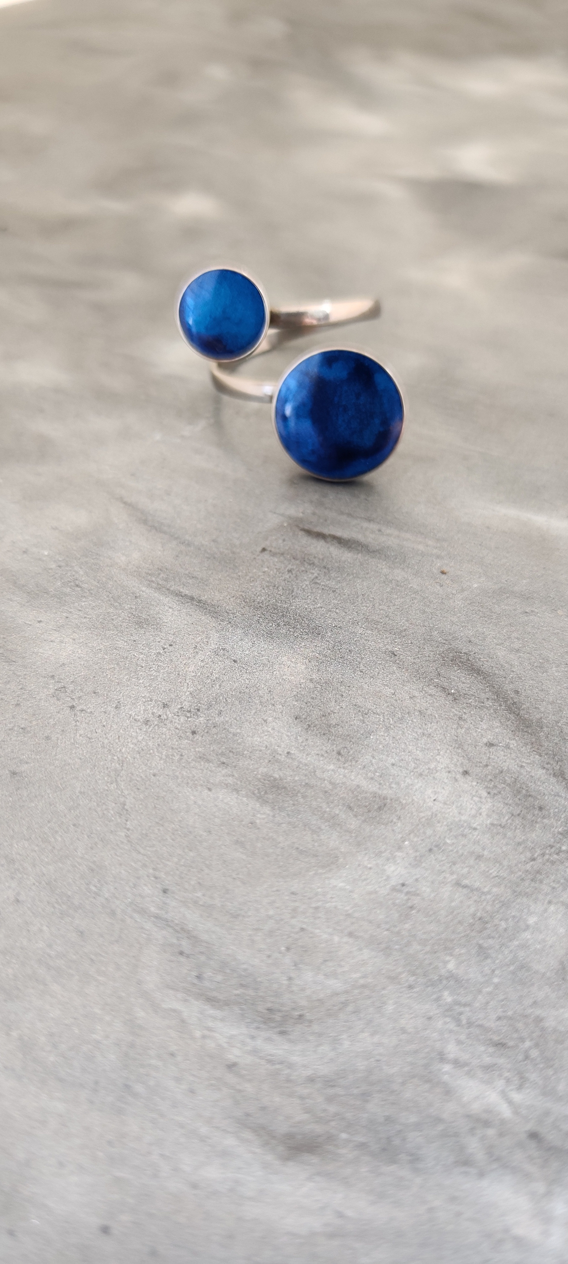 bague mia bleu