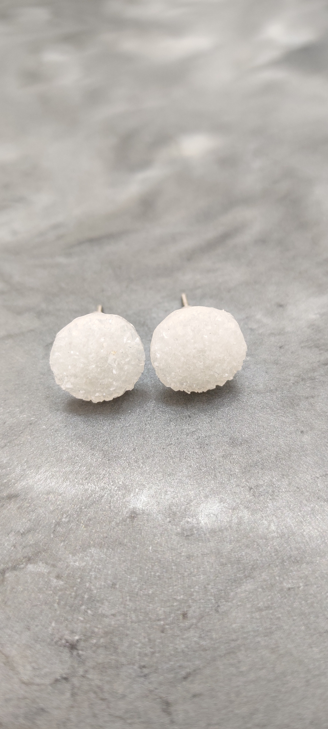 Boreilles cristal blanc