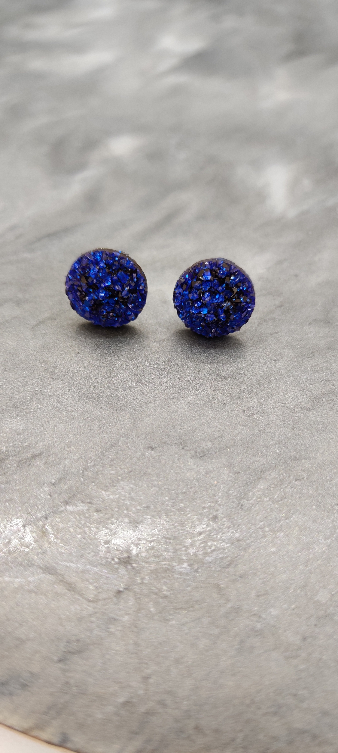 Boreilles cristal bleu