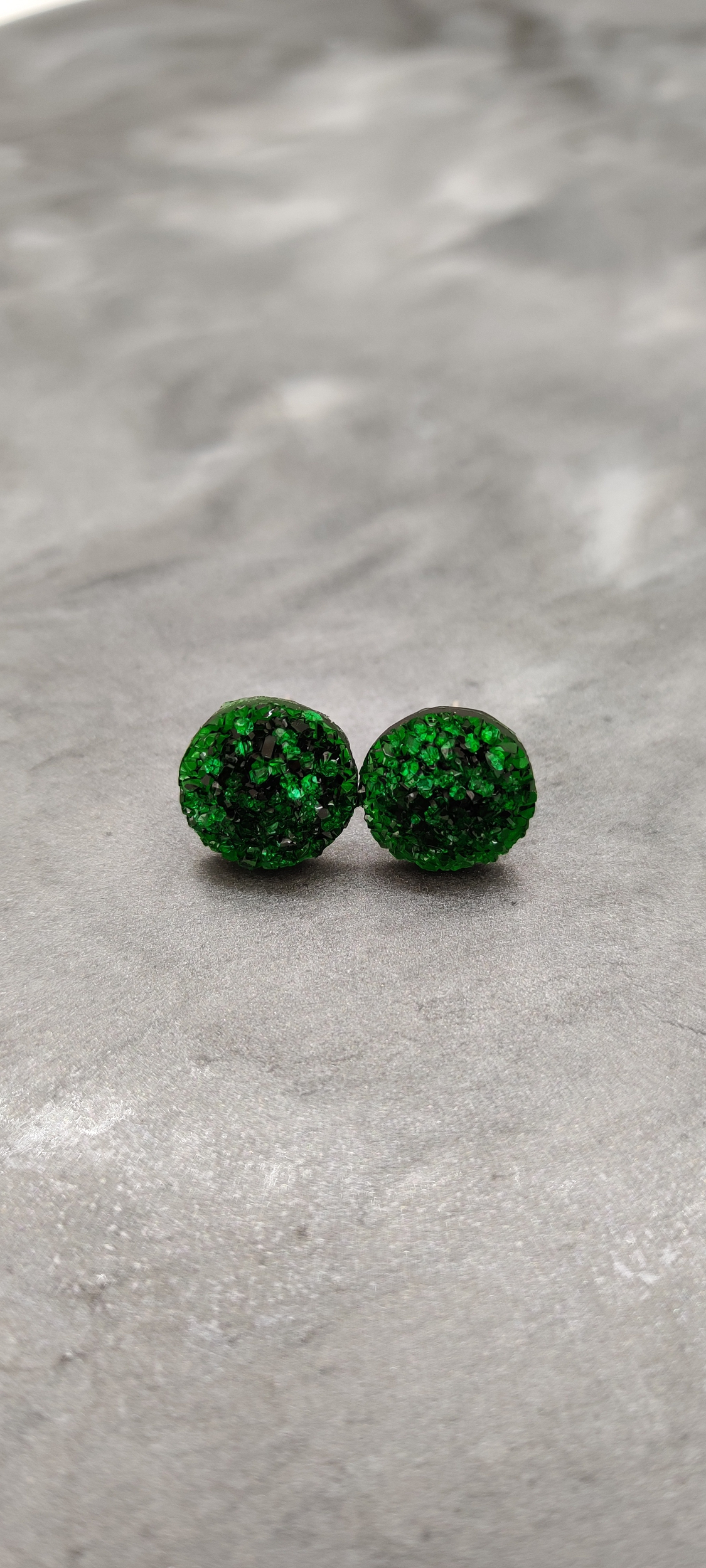 Boreilles cristal vert