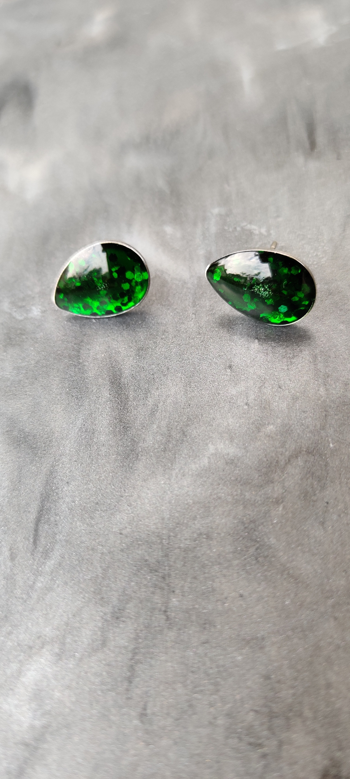 Boreilles alice vert paillettesjpg