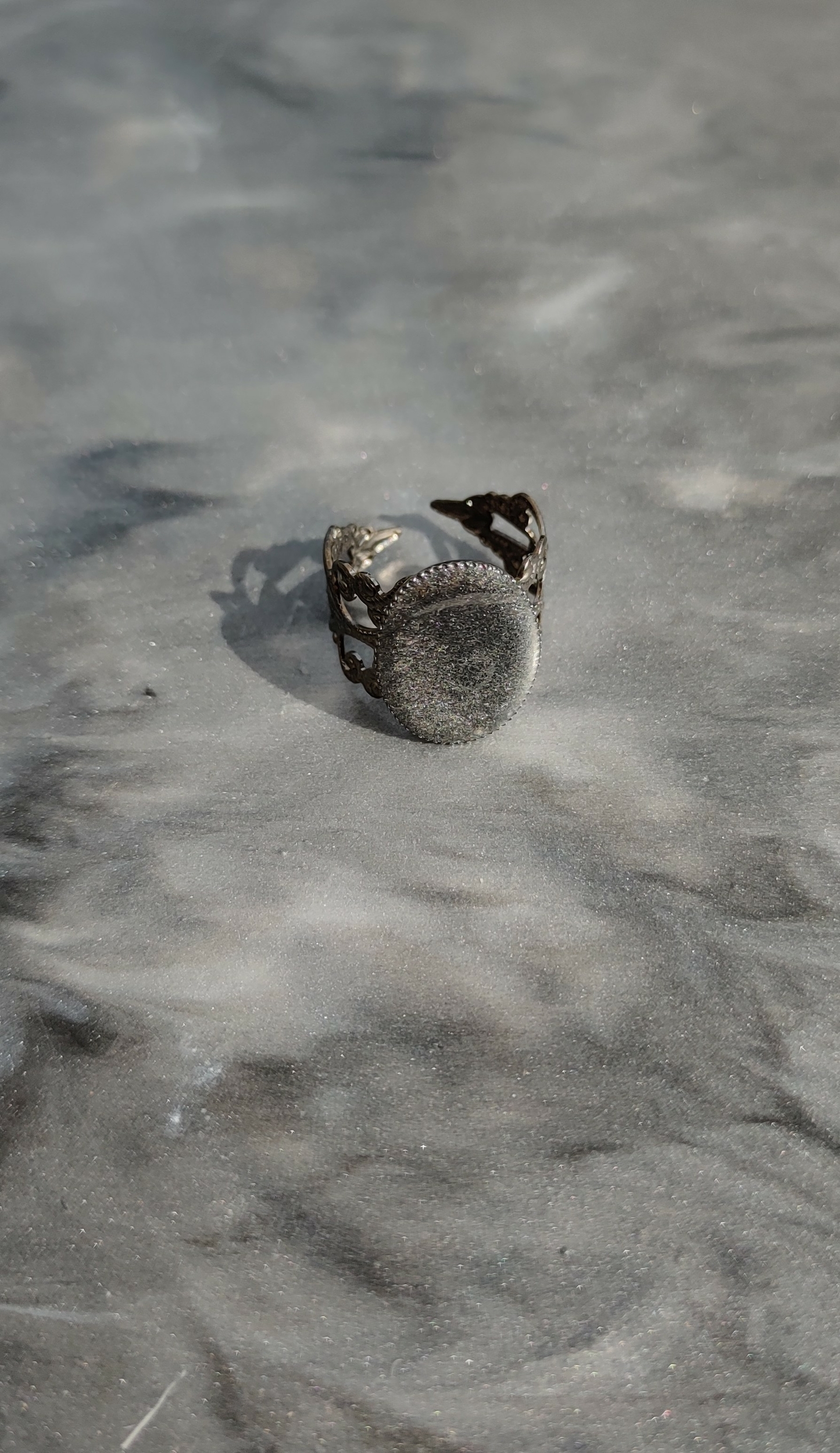 Bague Jade gris