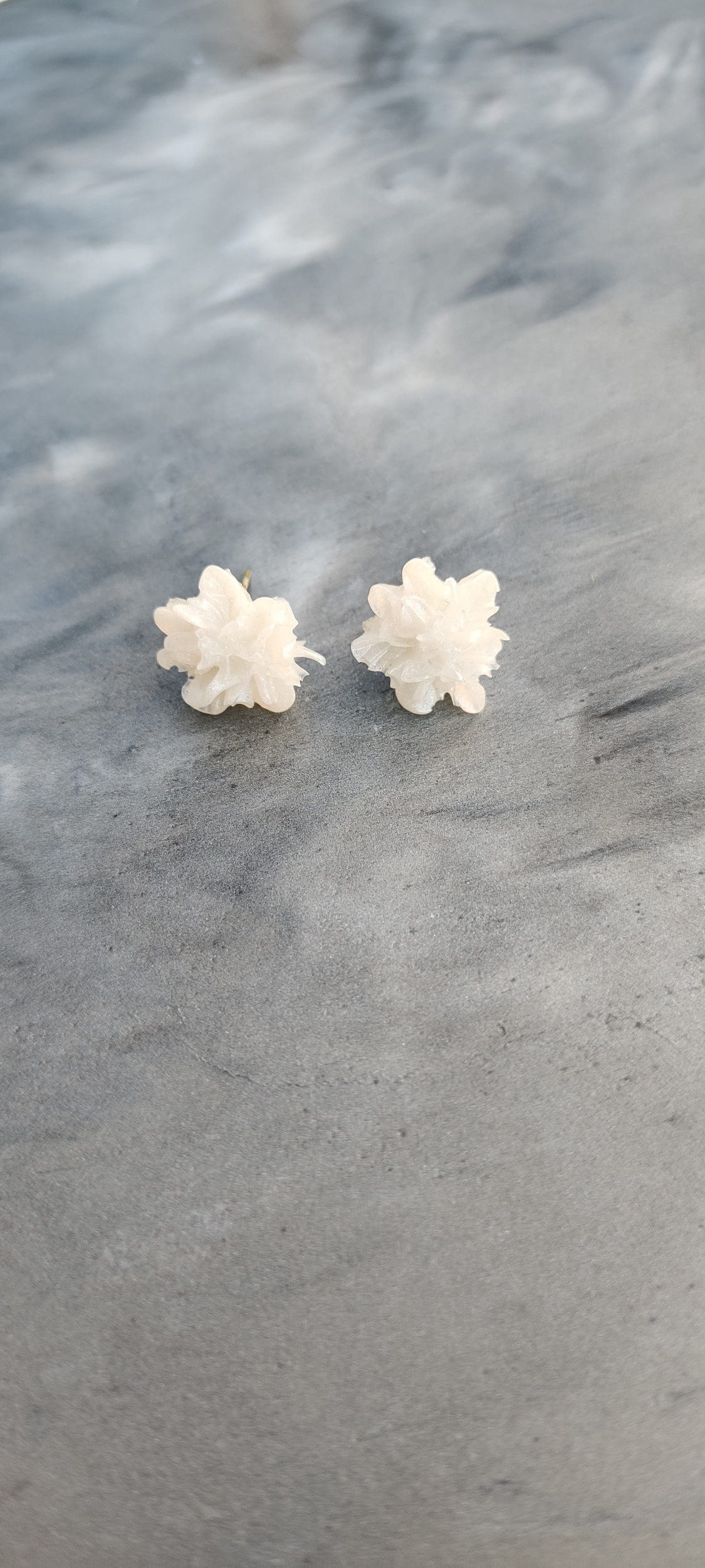 Boreilles cristal blanc