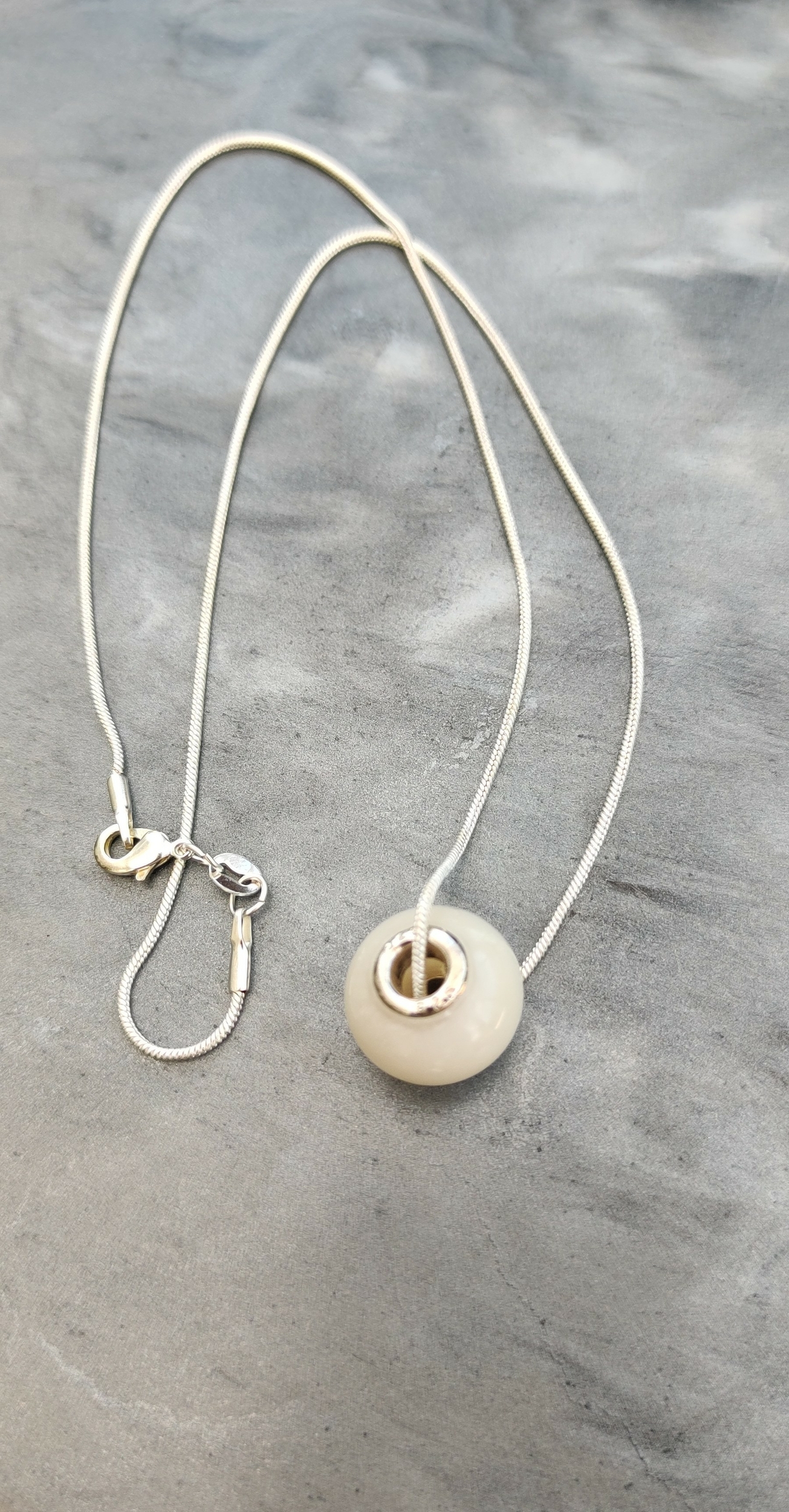 Collier ella blanc