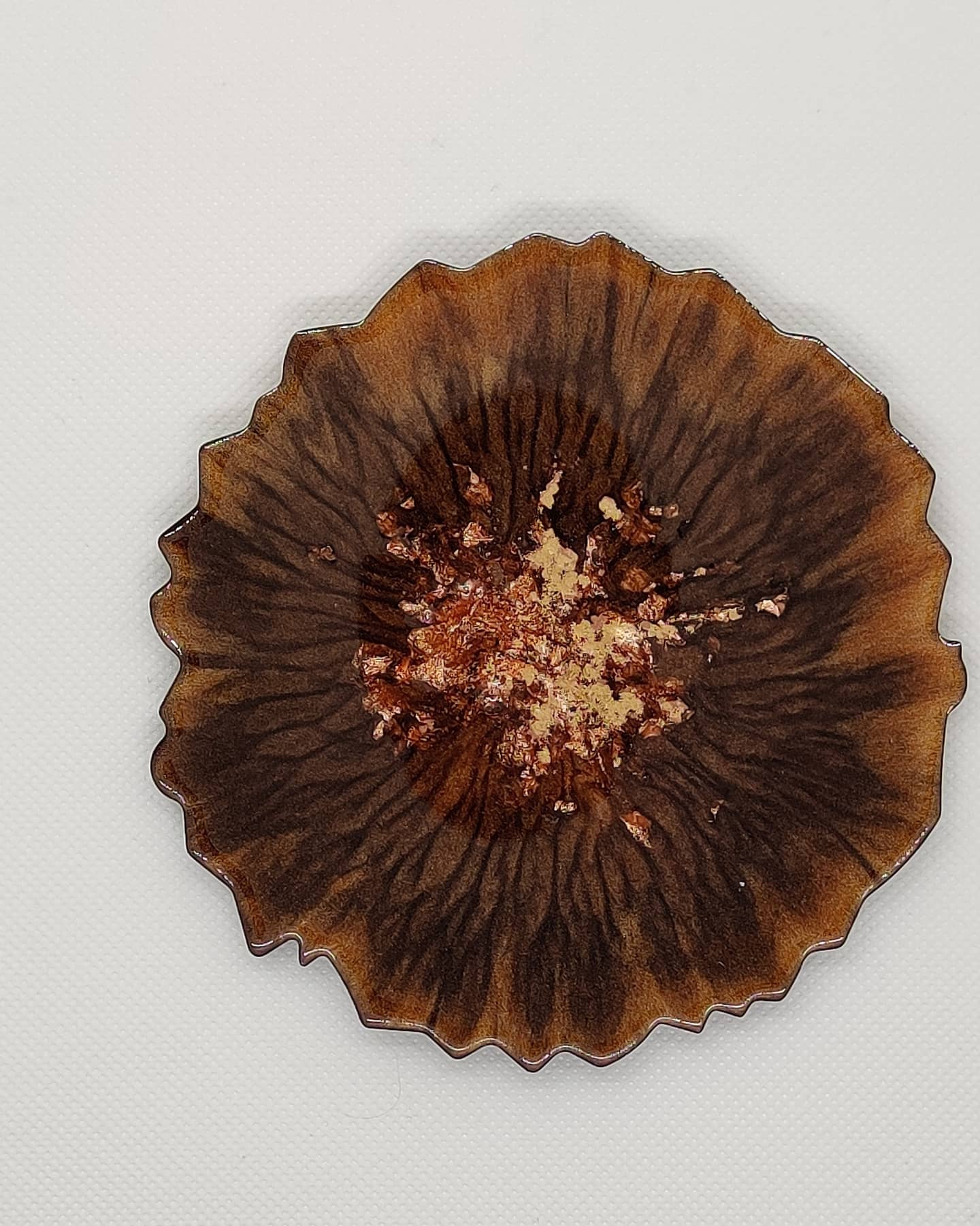 Dessous de verre luna marron
