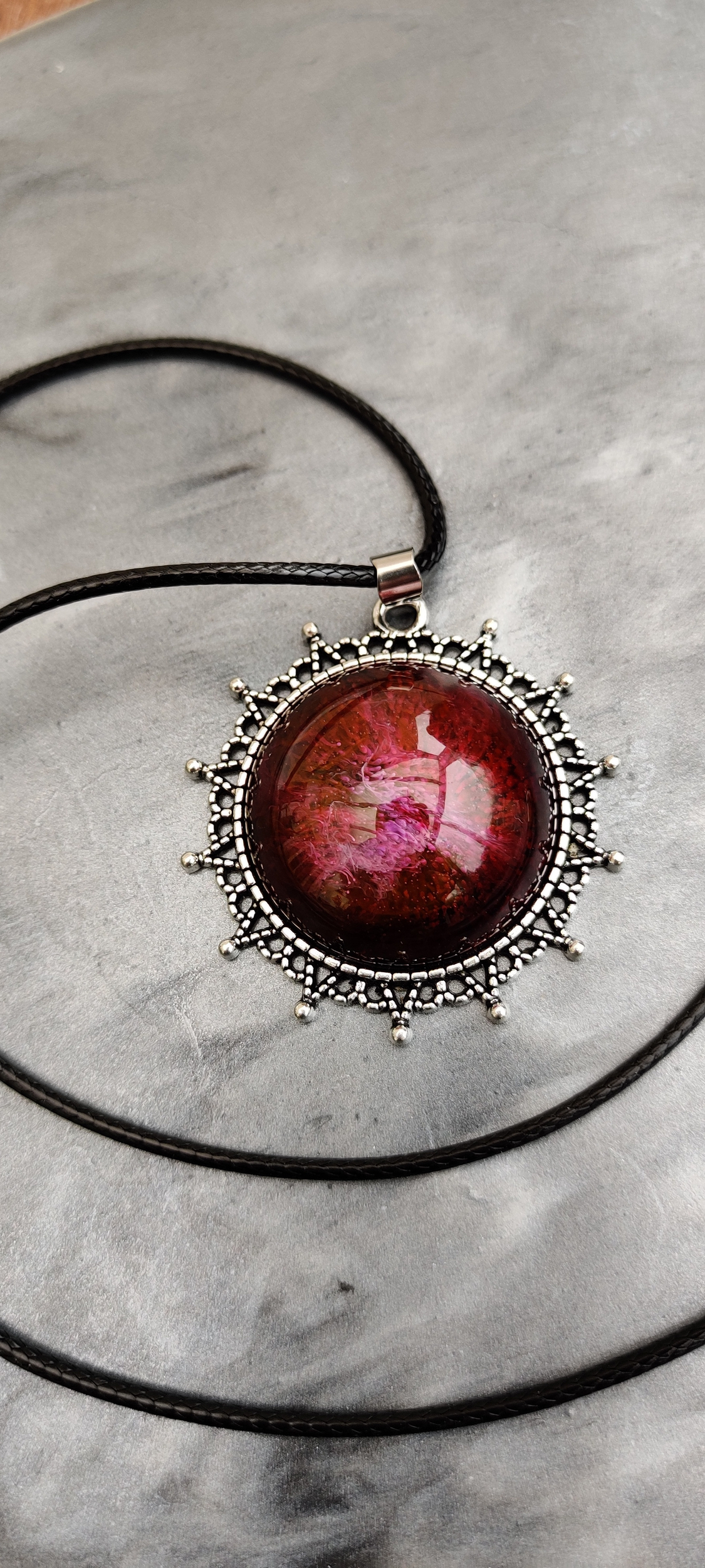 Collier Ines Rouge
