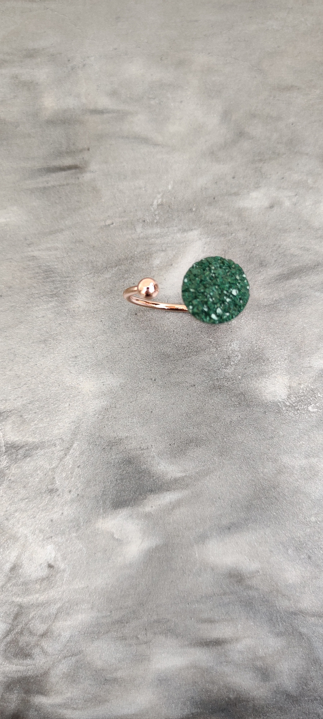 Bague Emy vert emeraude