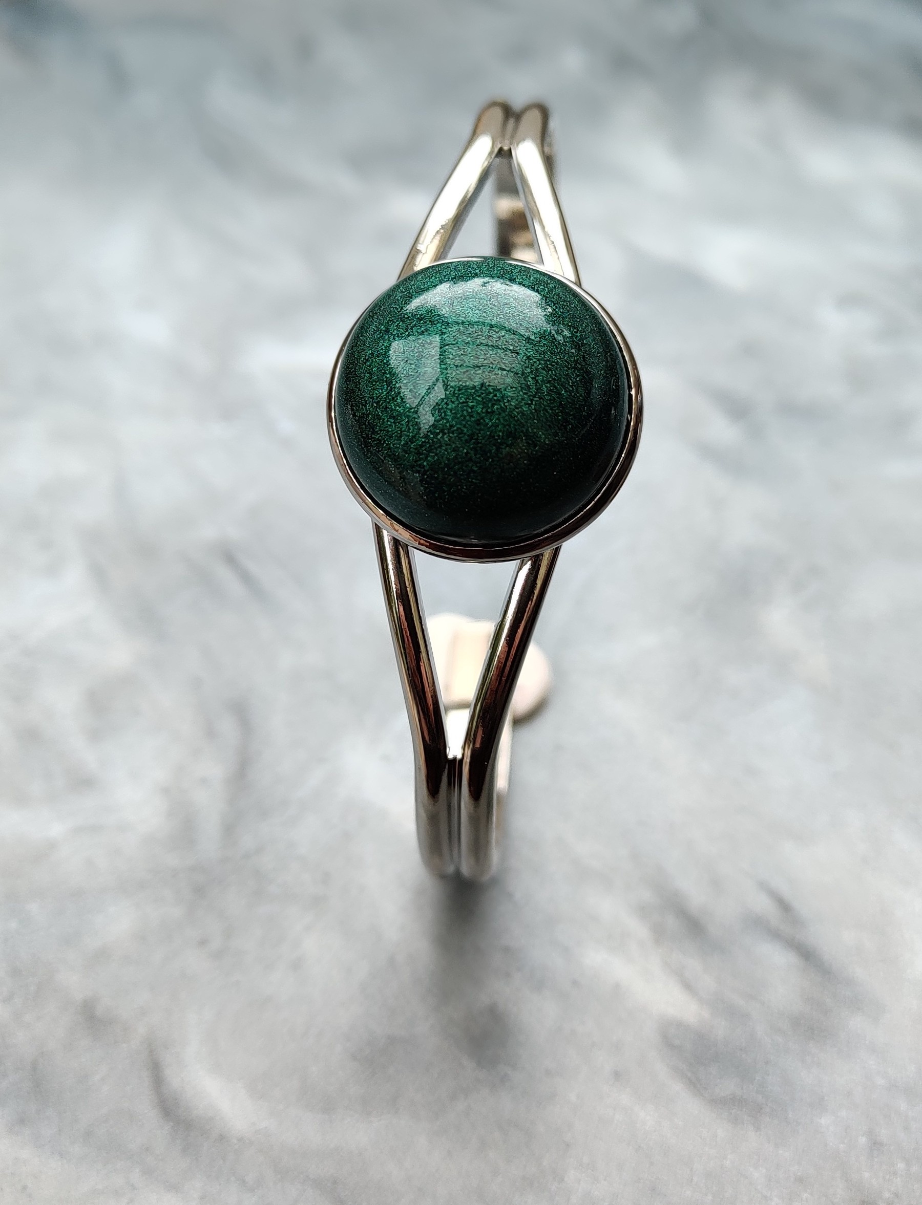 Bracelet Alya vert emeraude